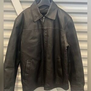 pelle moda leather jacket men  Sz Medium